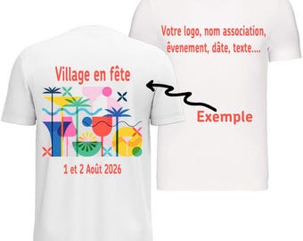 Custom t-shirts for local associations and events