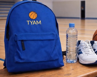 Personalized Backpack with a First Name, Adult and Junior, for School, Leisure, Sports Activities, Work.