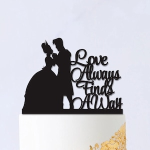 Tiana und Prinz Naveen Cake Topper, Disney Hochzeitstorte Topper, Die Prinzessin und der Frosch, Tortendeko Nach Maß, Tischnummern