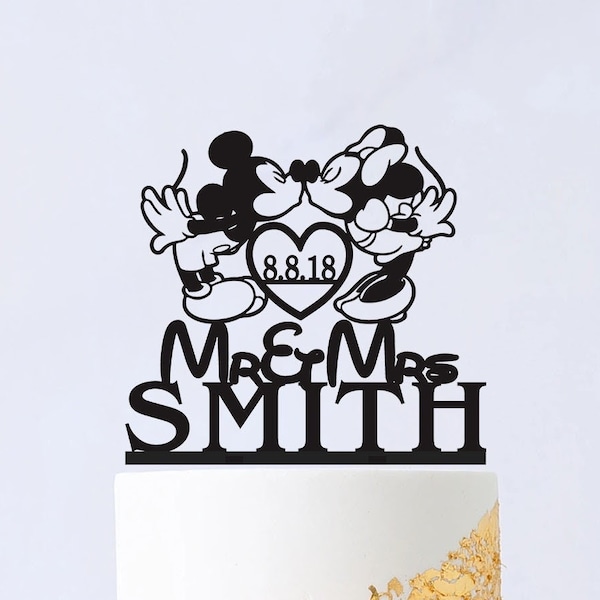 Minnie Mouse Cake Topper Etsy