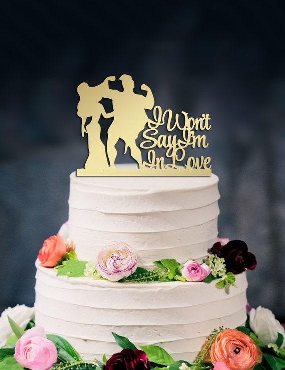 Hercules And Meg Cake Topper Disney Wedding Cake Topper Mr Etsy