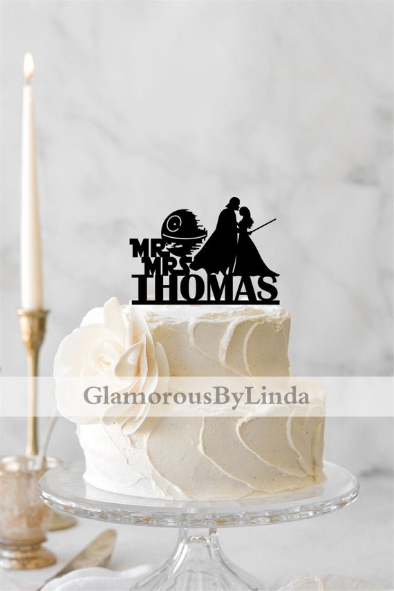 Star War Wedding Cake Topper Darth Vader Cake Topper With
