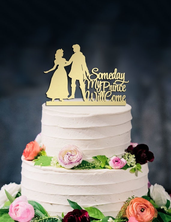 Snow White And Prince Charming Cake Topper Disney Wedding Etsy