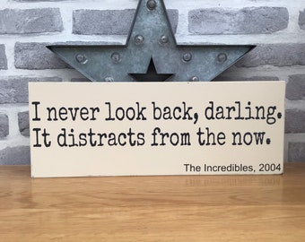 I Never Look Back Etsy