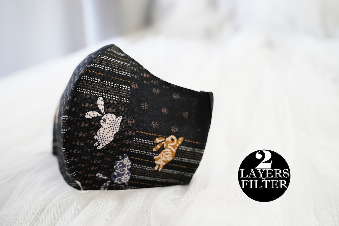 Wiederverwendbare Baumwoll-Gesichtsmaske – 3-lagig, Waschbar, Mit Leopardenmuster In Gelb, One Size