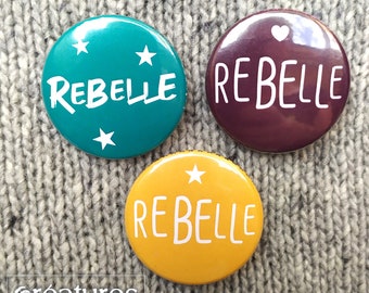 Rebel color badge to choose from