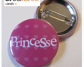 For a Princess 38mm badge