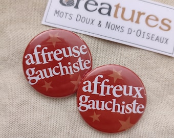 Leftist Badge Awful Leftist or Awful Leftist