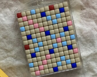 Cris-Cross Word Brettspiel Pixel Schlüsselanhänger Schlüsselring