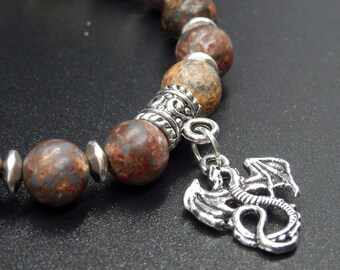 Bergdrache Bettelarmband oder Fußkette