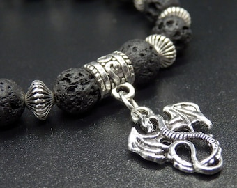 Nachtschade Drache Bettelarmband oder Fußkette