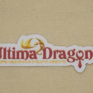 Ultima Dragons Logo Die-Cut Sticker