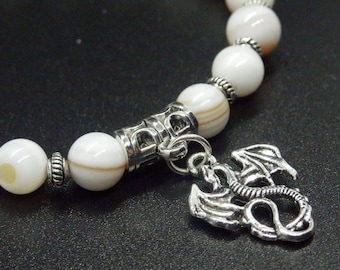 Knoblauch Drache Charm Armband oder Fußkettchen