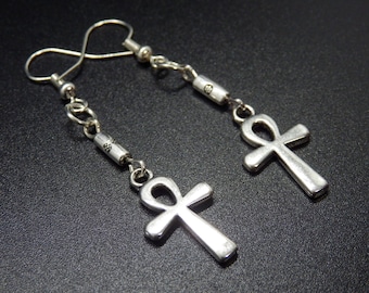 Avatar Silber Ankh Tropfen Ohrringe