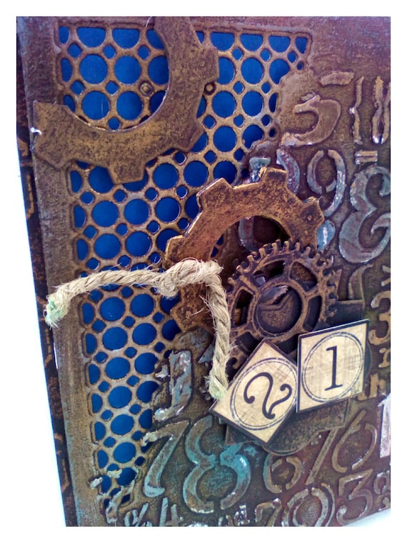 Personalized Greetings Card Steampunk Card Handmade Birthday Etsy