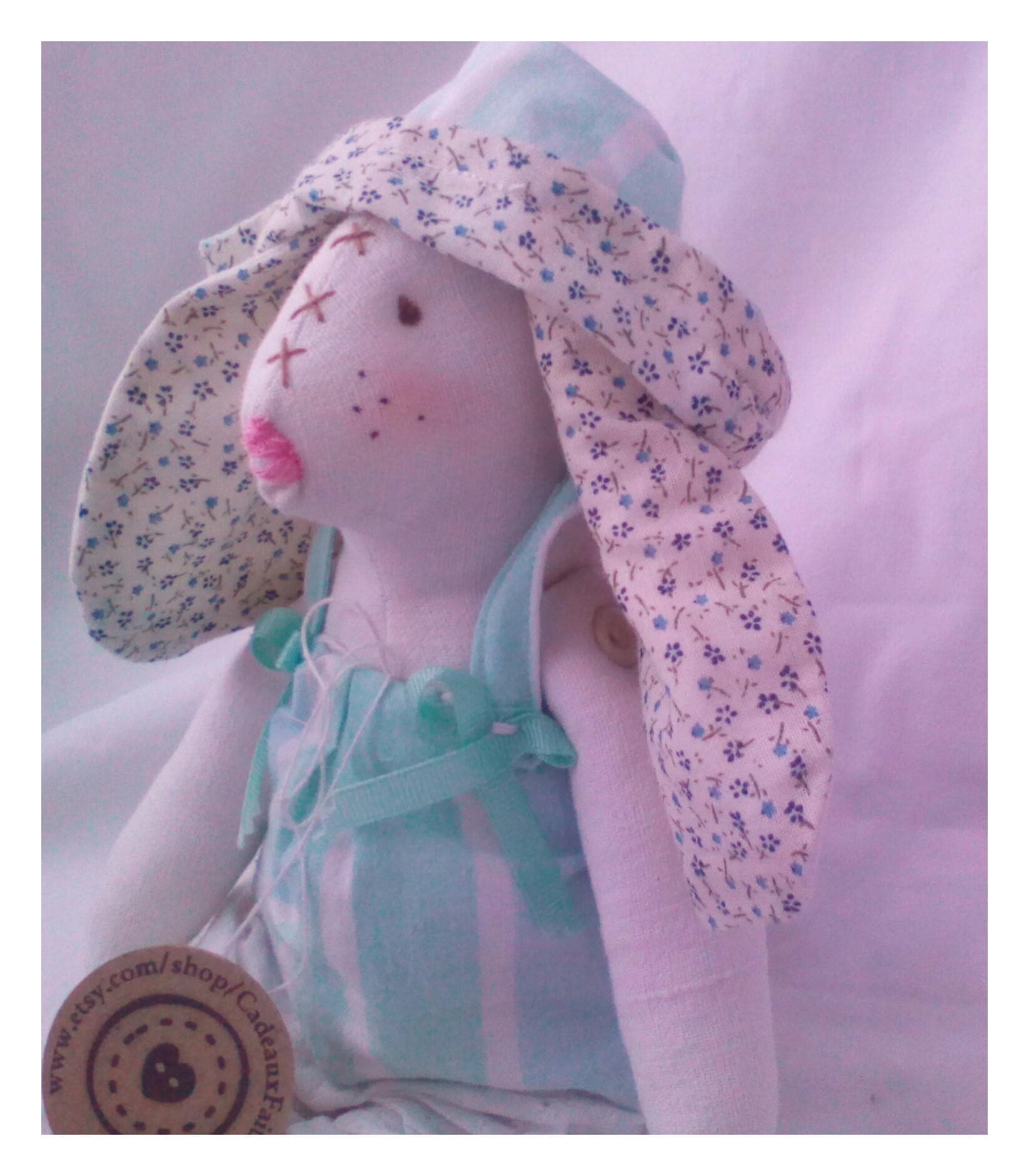 Lapin, Décoration de Chambre d'enfant, Cadeau Enfant, Jouet en Peluche, Tissu Décoration, Bébé.