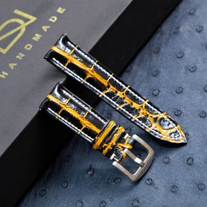 Custom Handmade Leather Watch Strap: Vintage Style, Various Sizes
