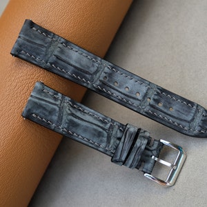 Nubuck Watch Strap, Custom Watch Strap, Handmade Watch Strap, Vintage Watch Strap, 26mm 24mm 23mm 22mm 21mm 20mm 19mm 18mm 17mm 16mm 14mm