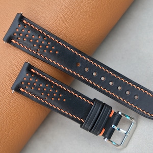 Buttero Leather Watch Band: Handmade Custom Strap