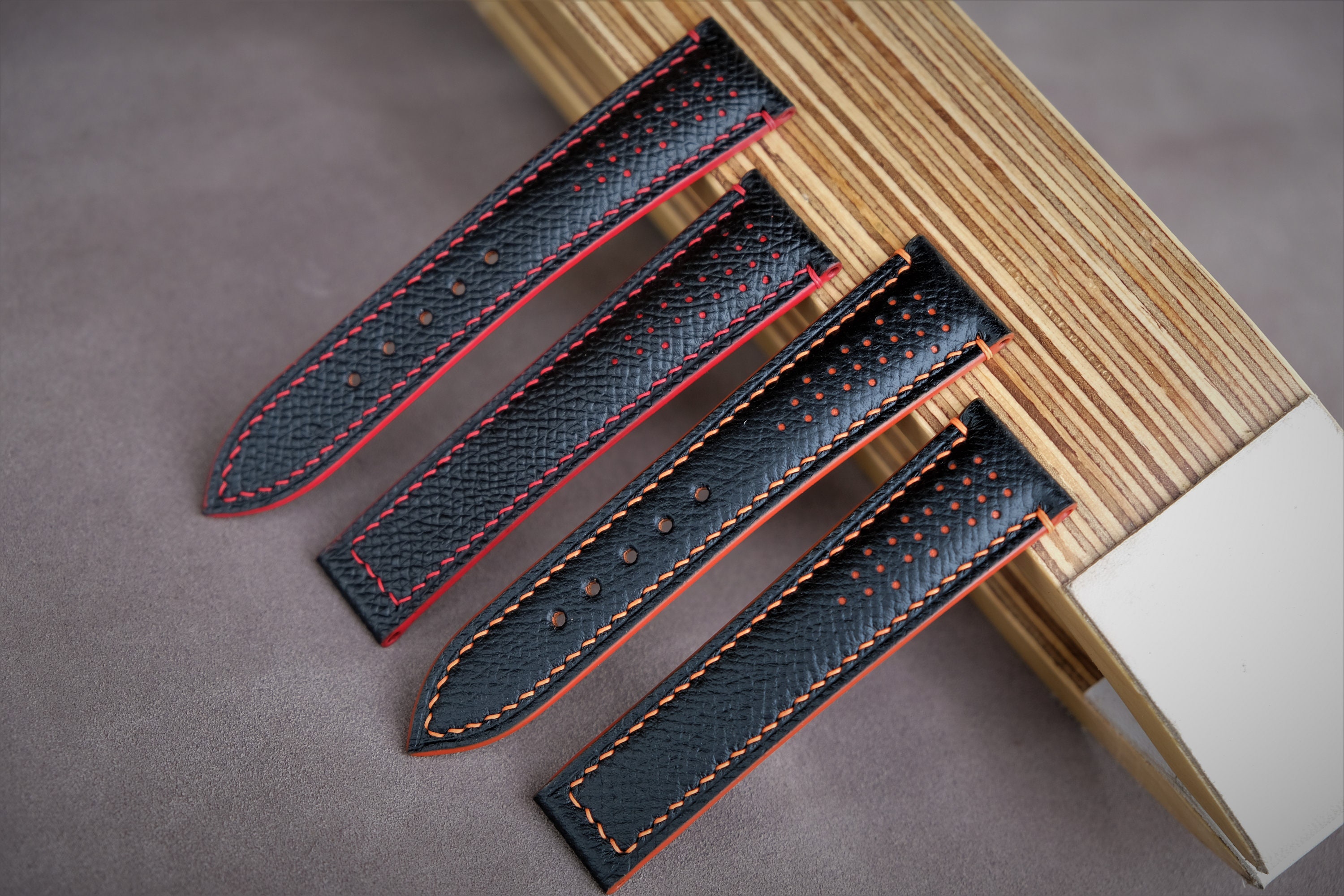Omega perforated watch band, size can be customized upon request