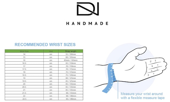 Wrist Size Chart How Big Is 26mm Watch Wrist Size Chart For