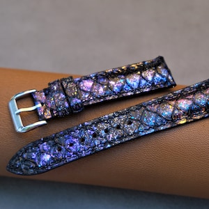 Carp Watch Strap, Handmade Watch Strap, Custom Wacth Strap, Vintage Watch Strap, 26mm 24mm 23mm 22mm 21mm 20mm 19mm 18mm 17mm 16mm 14mm image 3