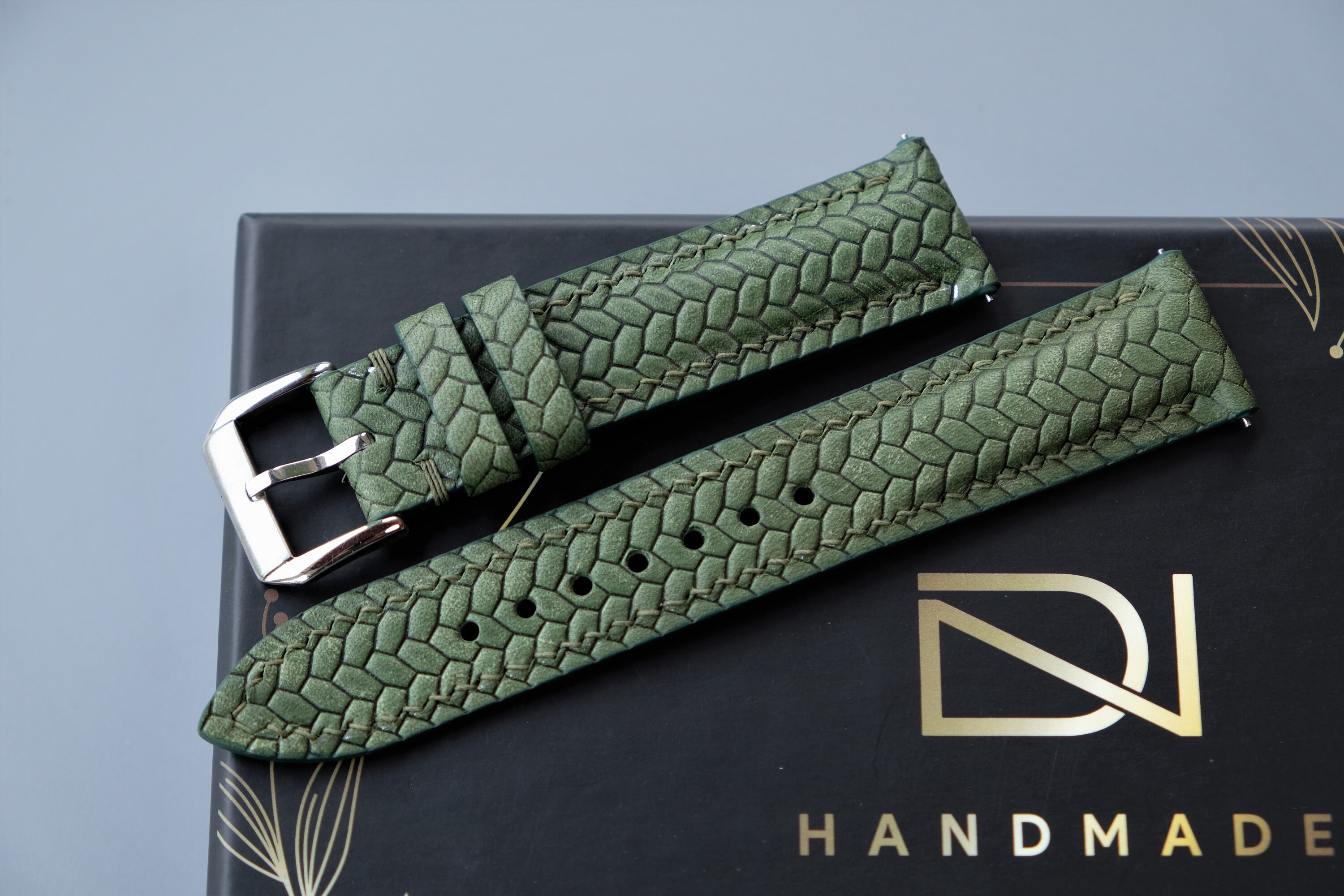 Cinturino Orologio 1960 Locman In Pelle Verde - Gioielleria Amadori - Foto 3