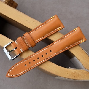Buttero Leather Watch Band, Vintage Watch Band, Custom Watch Band, Handmade Watch Band, 26mm 24mm 23mm 21mm 20mm 19mm 18mm 17mm 16mm 14mm