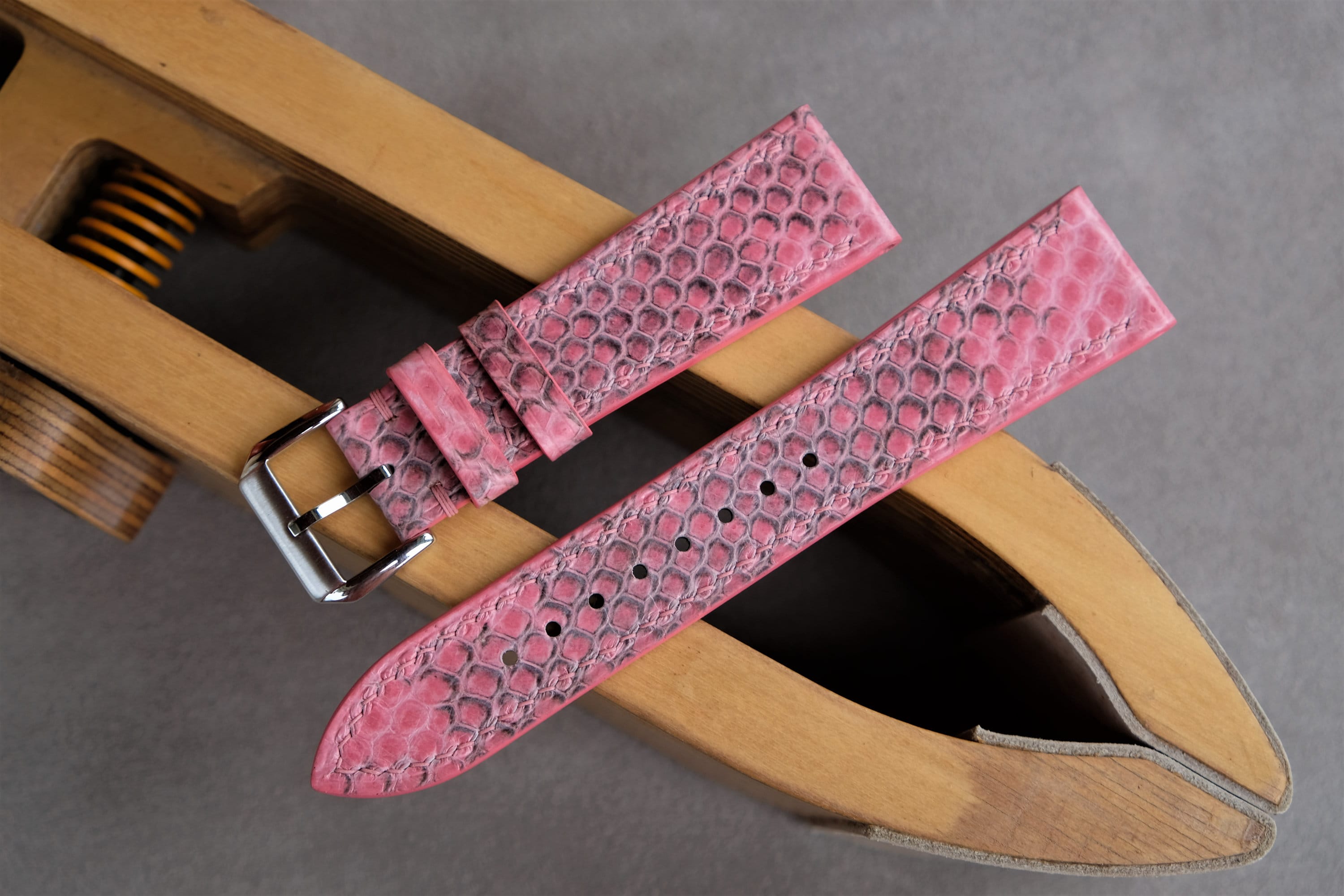Snakeskin watch hotsell strap