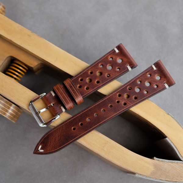 Brown calfskin leather watch strap, vintage watch strap, 26mm 24mm 23mm 22mm 21mm 20mm 19mm 18mm 17mm 16mm 14mm