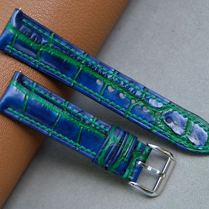 Custom Handmade Leather Watch Strap: Vintage Style, Any Size