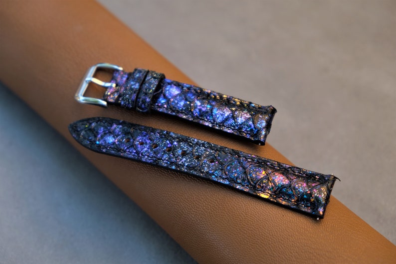 Carp Watch Strap, Handmade Watch Strap, Custom Wacth Strap, Vintage Watch Strap, 26mm 24mm 23mm 22mm 21mm 20mm 19mm 18mm 17mm 16mm 14mm image 4