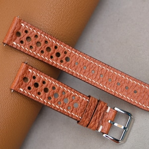 Dollaro Uhrenarmband Leder Braun Uhrenarmband Handmade Uhrenarmband Vintage Uhrenarmband 26 mm 24 mm 23 mm 22 mm 21 mm 20 mm 19 mm 18 mm 17 mm 16 mm