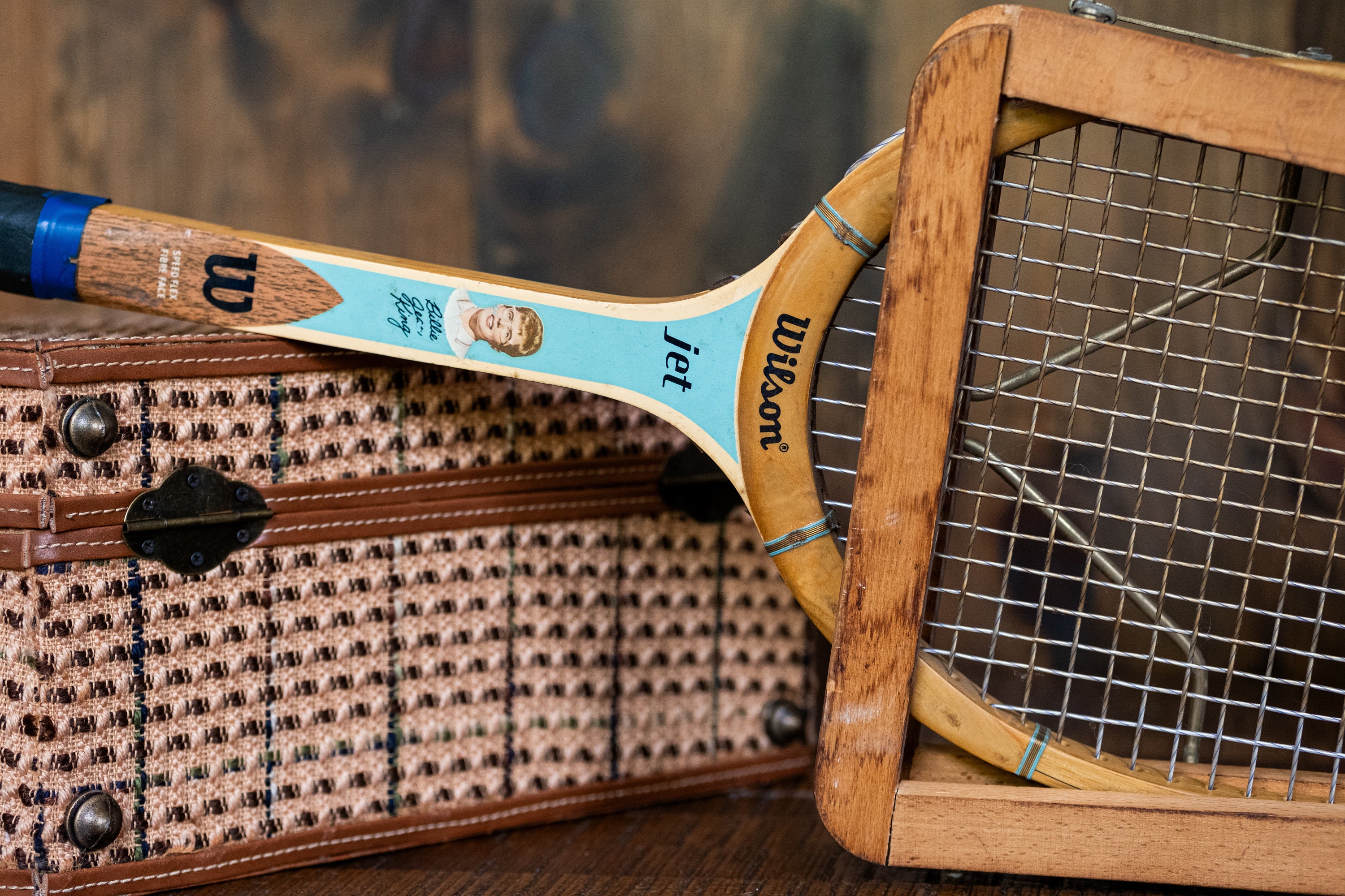 Wilson Tennis Racket Jet Billie Jean King Wilson Speed - Etsy