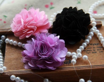 En soldes -60% Fleurs en 3D,Appliqués de fleurs,Fleurs de cheveux,Fleurs de broche,5cm 2 inch,wedding flowers,brooch flowers,hair flowers