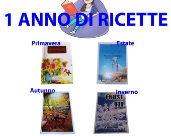 Un ANNO di ricette LIGHT_ 4 libri