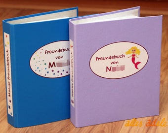 Tailor-made friend book | in desired color, with favorite motif, with your own name
