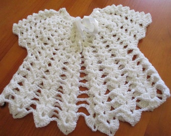 Gilet bébé au crochet