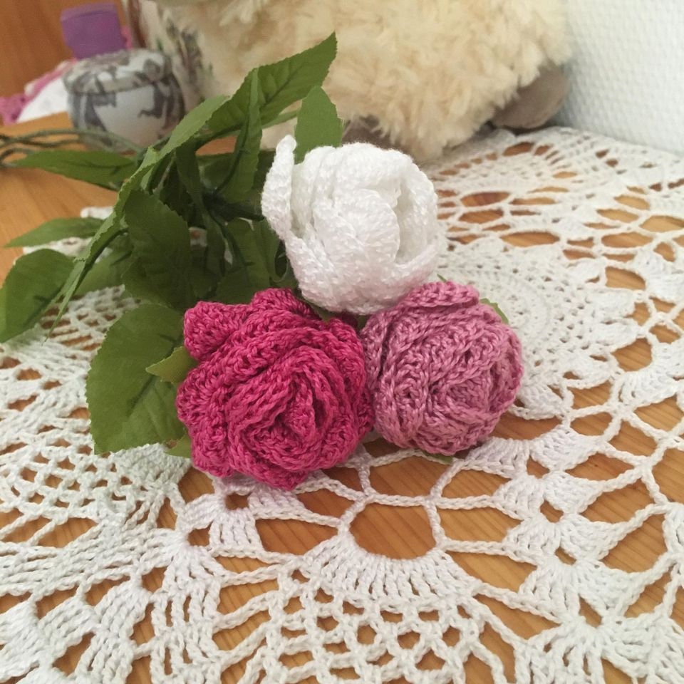 Rose Au Crochet
