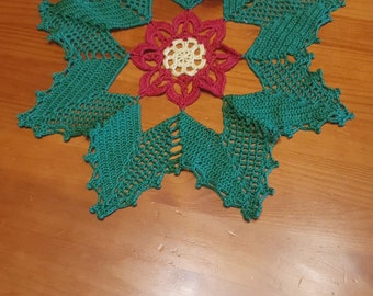 Napperon de Noël au crochet