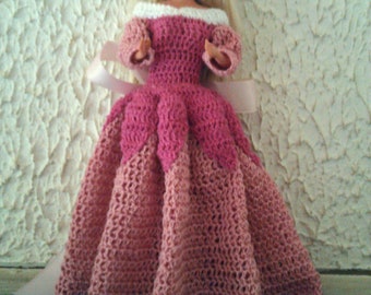 Princess dress "Sleeping Beauty" for mannequin doll