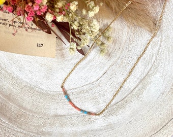 Miyuki beaded neck collar