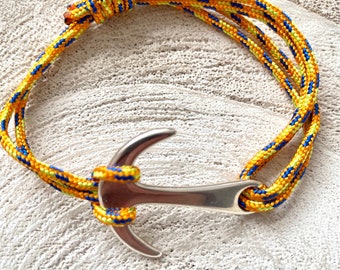 Bracciale di ancoraggio della marina e corda paracadute