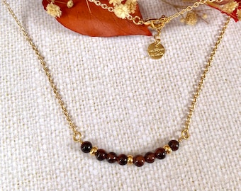 Natural pearl necklace and gold-plated pearls