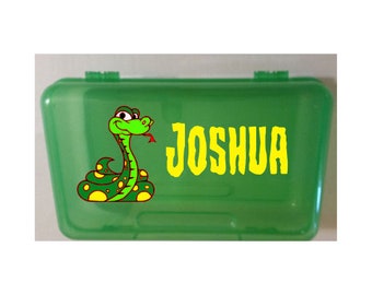 Snake Personalized Pencil box