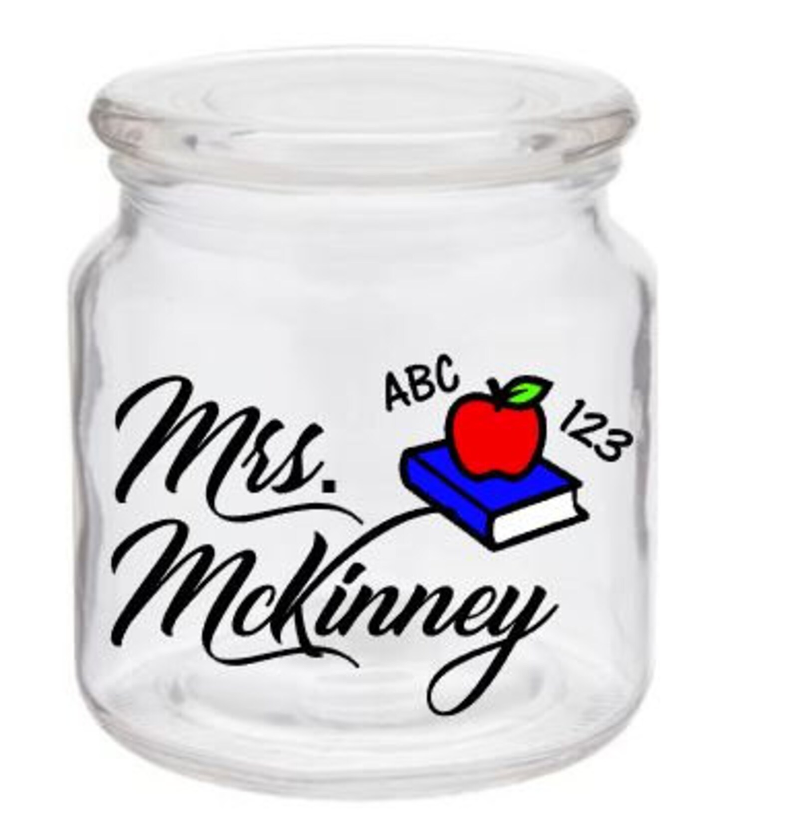 Teacher Gifts Candy Jar Personalized Teacher Gifts Back to Etsy