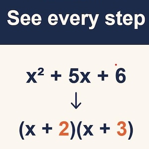 Quadratic Equations Visual Guide | Algebra, Factoring (PDF Download)