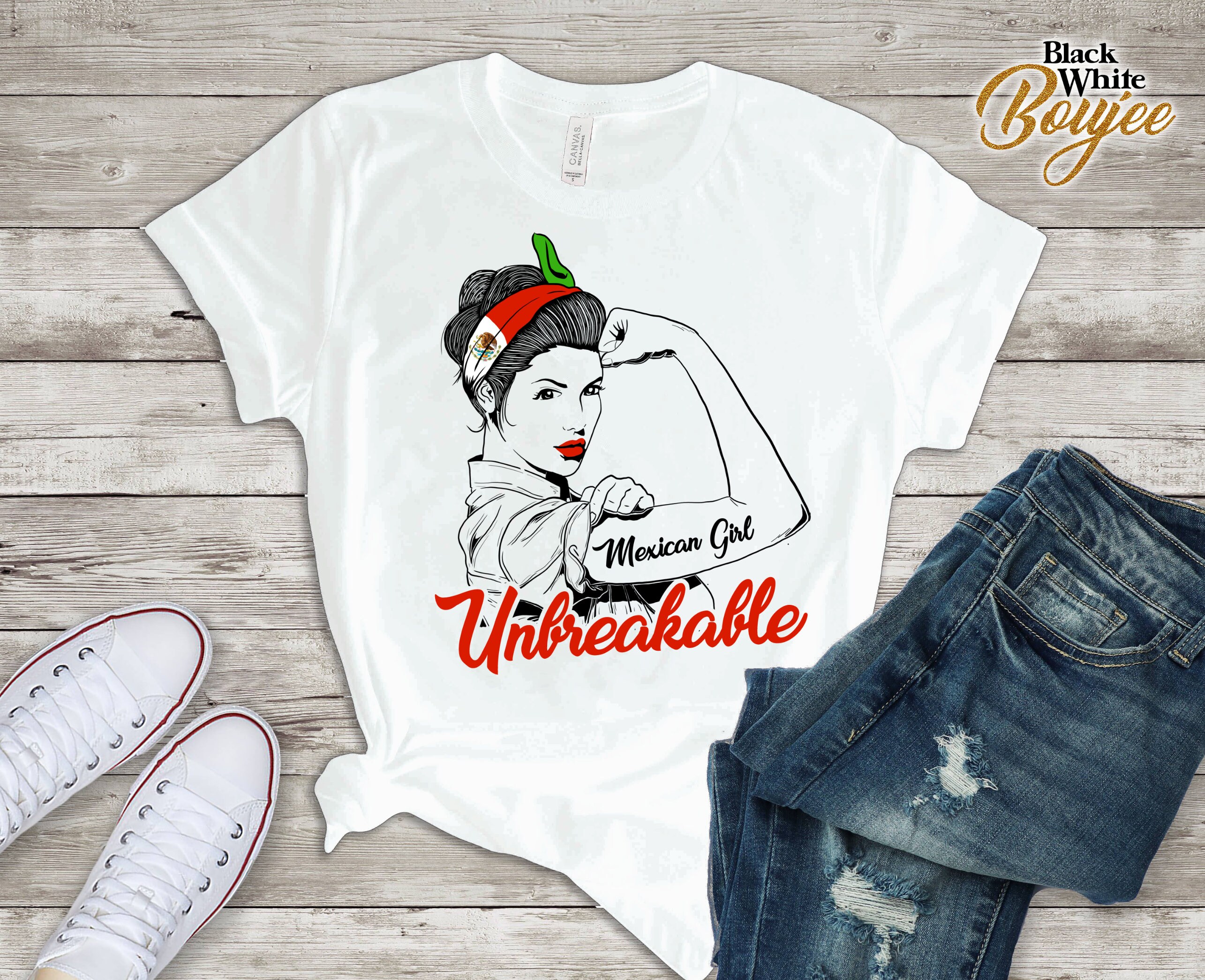 Mexican Girl - Unbreakable T-Shirt Mexican Girl - Unbreakable T-Shirt