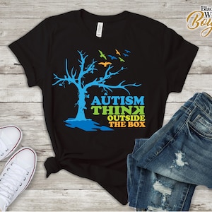 Camicia albero consapevolezza autismo / autismo mamma T SHirt / camicia Autism Mom / supporto Autism Mom t-shirt pensare fuori dagli schemi