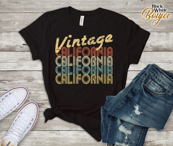 Vintage California Shirt, California 70s T-Shirt, 80s Party Shirt, California Retro Tee